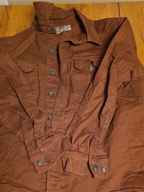 Devium Copper Brown Work Shirt Jacket